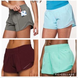 *ISO* solid color hotty hot Lululemon shorts